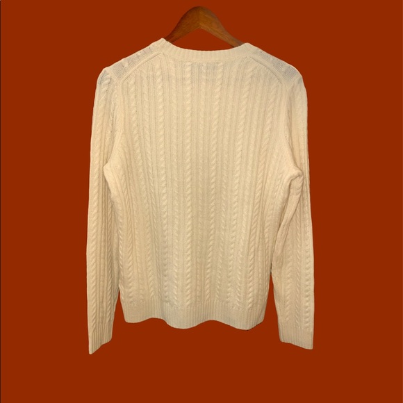 NWT Cashmere! Brooks Brothers Cable knit sweater - Picture 3 of 5